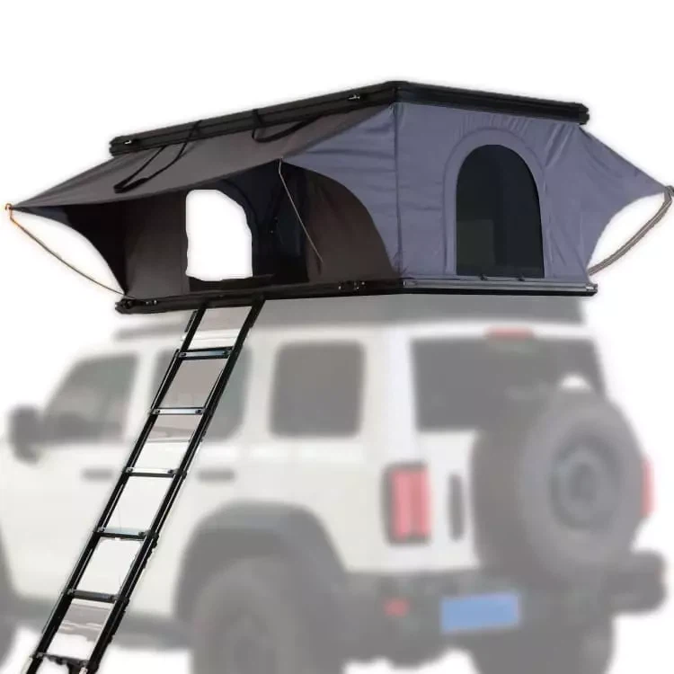 직사각형 알루미늄 하드 쉘 옥상 텐트를 팝업하십시오